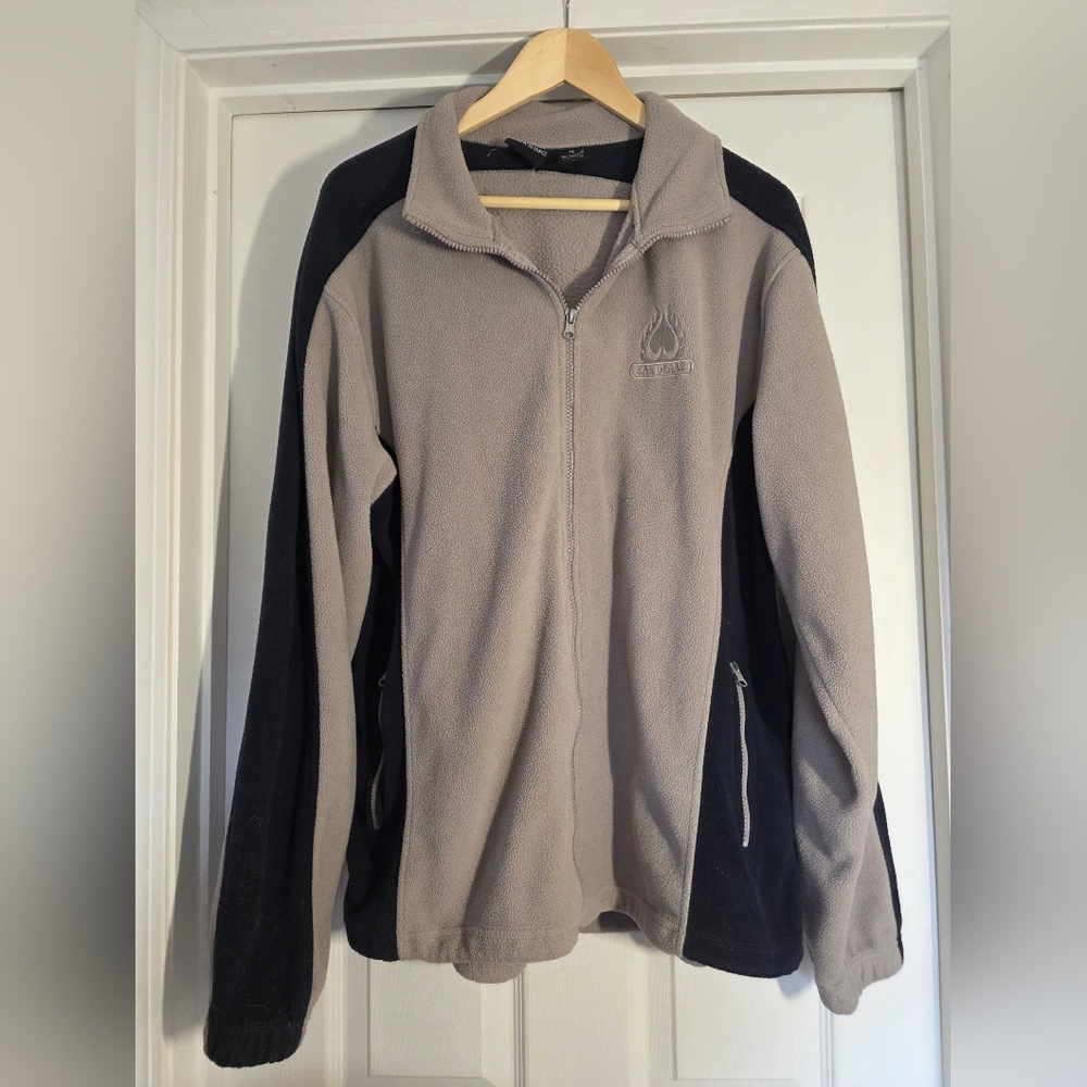 DC Classics Fleece Jacket Mens X Large Las Vegas Vintage Full Zip Up
